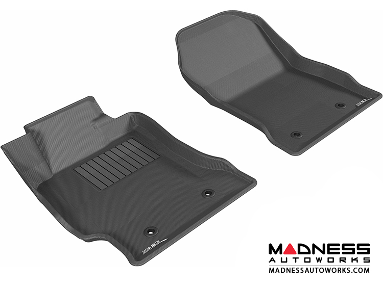 Scion FR-S Floor Mats (Set of 2) - Front - Black by 3D MAXpider